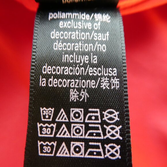 Victoria's Secret Red Liquid Satin Slip Dress Side Buttons Lace Panels Adj Strap - Picture 9 of 9